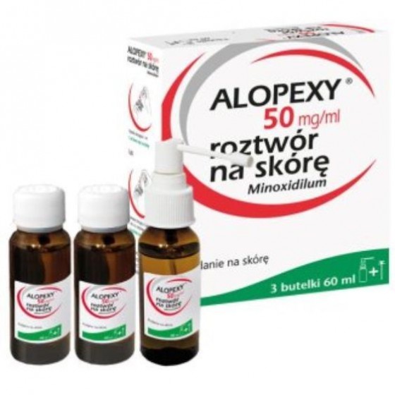 Alopexy minoxidil 5 %, 3x60 ml, Pierre Fabre